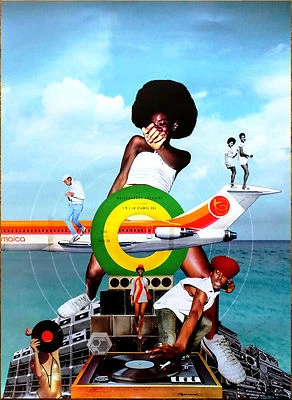 THIEVERY CORPORATION Temple Of I & I Ltd Ed HUGE New RARE Poster! Electronic Dub - Image 1 of 2