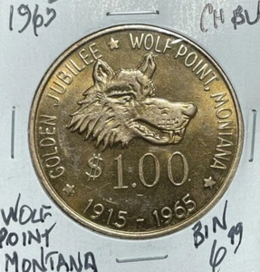 Golden Jubilee 1965 - Wolf Point MT. ~ CH/BU ~ S0-LLAMADO $ ~HERMOSA MEDALLA~ - Imagen 1 de 2