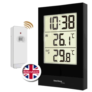 Technoline Temperature Station including Clock and Wireless Sensor - WS-9575 - Picture 1 of 4
