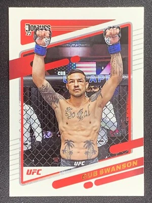 UFC Cub Swanson 159 Donruss Panini 2022  - Image 1 of 2