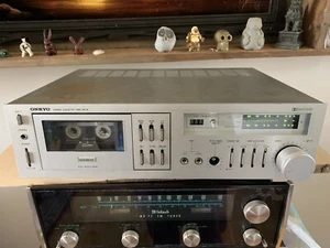 1980 Onkyo TA-2040 Stereo Kassettendeck Band Player braucht Gürtel Projekt 2-Köpfe - Bild 1 von 11