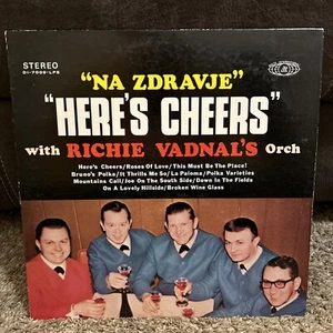Signed Richie Vadnal Na Zdravje Here's Cheers Slovenian Polka Record Album LP - Imagen 1 de 2