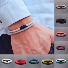 Magnet Buckle Hand Chain Double Layer Red Rope Men Bracelet  Valentine's Day