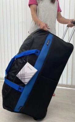 H Duty XL 28" Travel Luggage Two Wheel Trolley Holdall Suitcase Duffle Cargo Bag - Image 1 of 4