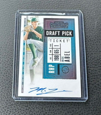 2020 Panini Contenders Baseball Mick Abel Draft Pick Ticket Auto