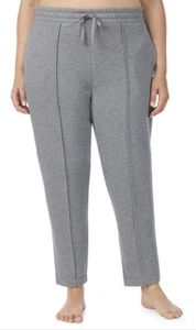 Donna Karan Sleepwear Pants Plus Size Fleece Heather Gray Size 2X -Nwt - Picture 1 of 1