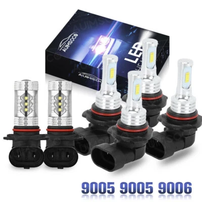 Kits de faros LED + faros antiniebla blancos para Kia Sportage 2020 2019 2018 2017 Foto 1 de 4