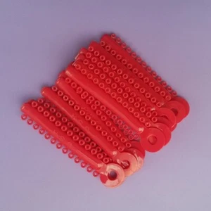 10packs Dental Braces Rubber Bands Elastic O-Rings for Orthodontic Teeth Alignme - Picture 1 of 6