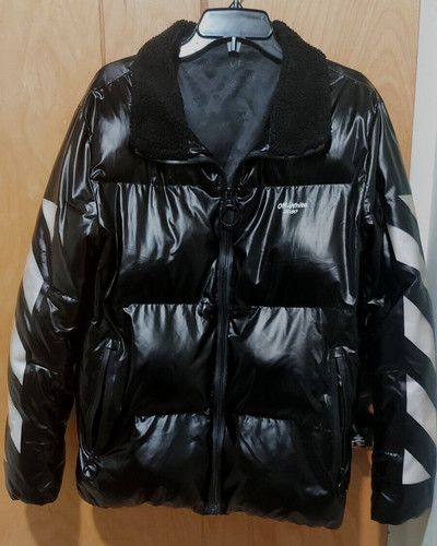 OFF WHITE Giacca Tetsuo BIANCA SPORCA Offwhite Virgil Abloh BOMBER Buffer XL