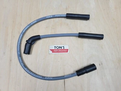 Juego de cables de bujía gris Harley Davidson Sportster XL 07-17 10mm toneladas 883 1200 Foto 1 de 3