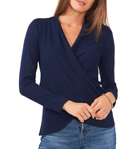 Top tejido frontal cruzado 1.state azul marino talla M - Imagen 1 de 1
