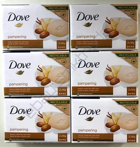 12x DOVE Pampering Beauty Cream Bar With Shea Butter & Warm Vanilla 90g Soap Bar - Picture 1 of 6