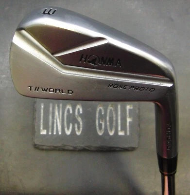 Honma Forged T World Rose Proto 3 Iron Extra Stiff Steel Shaft Honma Grip - Image 1 of 4