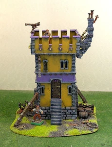 WARHAMMER FANTASY WAR GAME SCENERY MORDHEIM "WATCH TOWER " PRO PAINTED - Picture 1 of 1