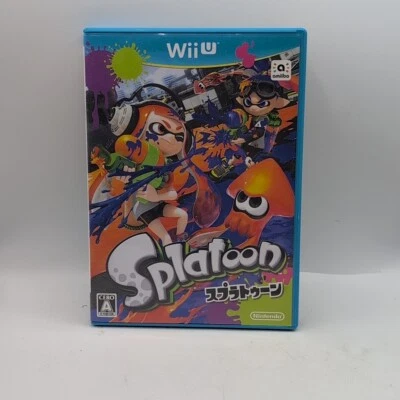 Splatoon Nintendo Wii U Japan Import USA Seller No Manual  - Image 1 of 4