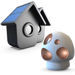 HTZSAFE 1/2 Mile Long Range Outdoor Weatherproof Solar 1 Receiver + 2 Sensors - Picture 1 of 9