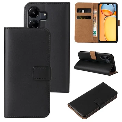 LBH TEC-EXPERT Handyhülle für Xiaomi Redmi 13C Schutz Klapphülle Tasche Book Fliphülle Case