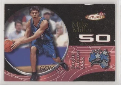 2000-01 Fleer Futures Bright Odds Black Gold /500 Mike Miller #221 Rookie RC - Image 1 of 2