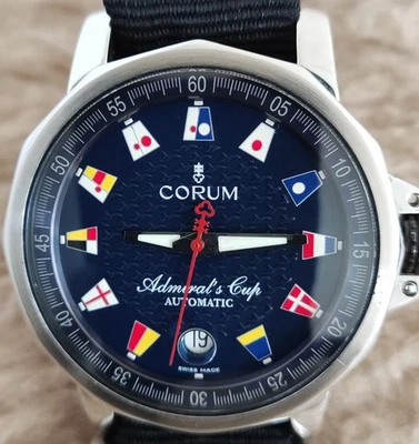 CORUM Admiral's Cup Trophy 41 Ref 082.833.20 AUTOMATIC St. Steel 41mm Mens Watch - Image 1 of 4