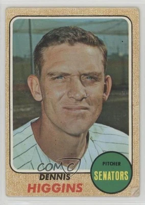 1968 Topps High # Dennis Higgins #509 - Image 1 of 2