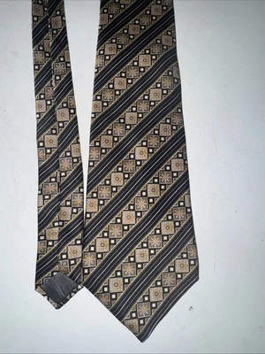 Corbata de seda multicolor Lanvin Paris para hombre 60 pulgadas Foto 1 de 4