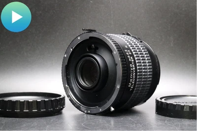 🎦VIDEO👀 [N.MINT] Mamiya M645 Teleconverter 2X N Lens for 645 Pro TL Super JP - Image 1 of 4