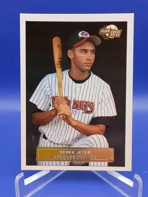 1992-93 Fleer Excel Derek Jeter RC #210 New York Yankees Minor League Card HOF  - Image 1 of 2