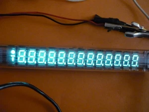 3 Stk. IV-27 / ИВ-27 Blinker 7-Segment VFD Nixie Rohr gezogen - Bild 1 von 6