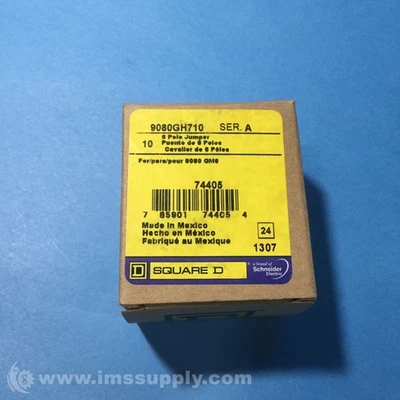 Square D 9080GH710 Box of 10 6-Pole Jumpers FNFP - Image 1 of 4