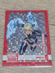 Marvel annual 2020-21 Magik hologram 28/49 - Picture 1 of 2