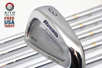8Pcs MIZUNO MP-60 Iron set 3-4-5-6-7-8-9-PW Regular Flex NS PRO 1150GH RH Irons - Image 1 of 4