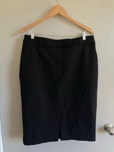 Portmans Skirt - Black Corporate Business - Size 16 - Picture 1 of 3
