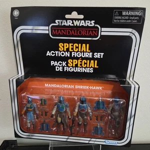 Star Wars VC Mandalorian Shriek-Hawk 4er Pack 3,75" Figuren Set Hasbro Karte DMG - Bild 1 von 10