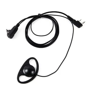 2607 Hook Earpiece 2 Pin PTT With Mic Headset Walkie Talkie Headset BaoFeng - Zdjęcie 1 z 6