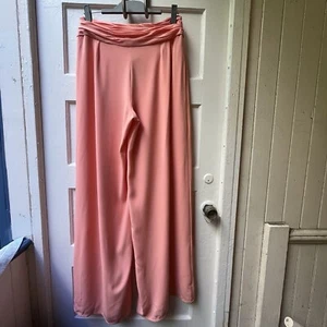 NWT Mango suit collection wide leg palazzo pants 6 orange Sorbet tilda-r Style - Picture 1 of 8