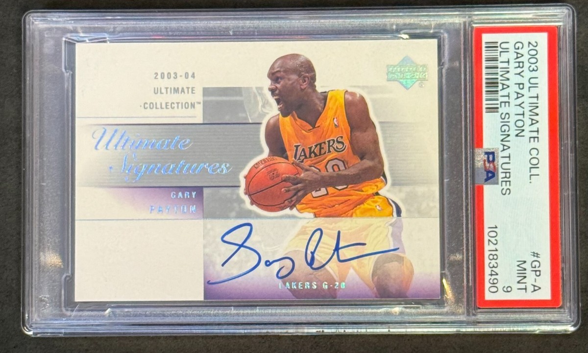 Gary Payton Los Angeles Lakers Basketball Autographed Sports Gary Payton Los Angeles Lakers Basketball Autographed Sports
