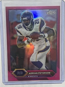 2024 Topps Chrome Adrian Peterson /399 Minnesota Vikings - Picture 1 of 7