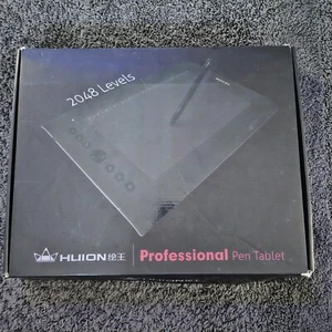 Mesa de dibujo gráfico Huion H610 Pro USB - Lápiz óptico gratuito - Negro - Imagen 1 de 3