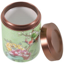 Mini Tea Canister Airtight Lid Ceramic Tea Container Food Storage Jar Porcelain
