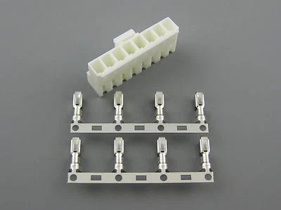 5 sets --JST VHR-8N HOUSING 8ways 3.96mm & crimp contact SVH-41T-P1.1 ghentaudio - Image 1 of 3