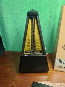 WITTNER metronome System 816m Black Colour With Bell - Made In Germany - Picture 1 of 10