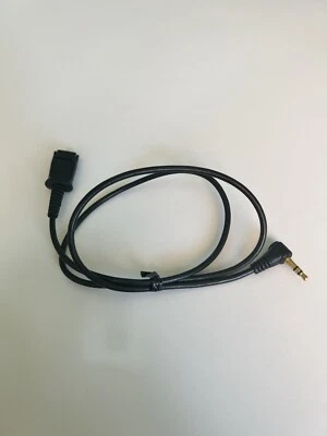 Plantronics 40845-01 Cable 3.5mm Plug Adapter Converter to QD - Image 1 of 3