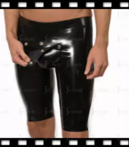 Leggings medios de látex para hombre con cubierta a presión ajustados ajustados personalizados 0,4 mm e23 - Imagen 1 de 6