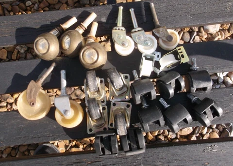 Furniture Replacement Wheels /Casters Mixed Lot/23 Pcs Cover