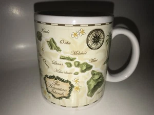 Hawaiin Island Map II Coffe Mug 8 Onz. - Picture 1 of 8