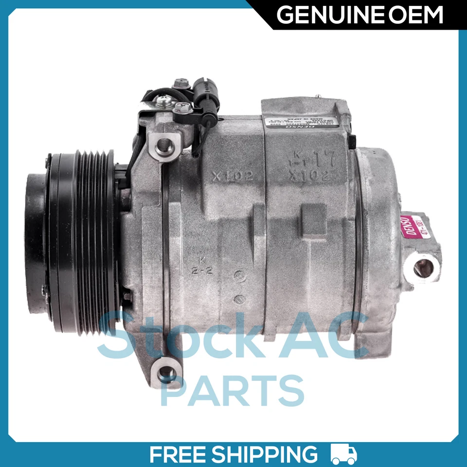 A/C Compressor OEM Denso 10S17C for BMW X5 / Land Rover Range Rover QR - Image 1 of 4