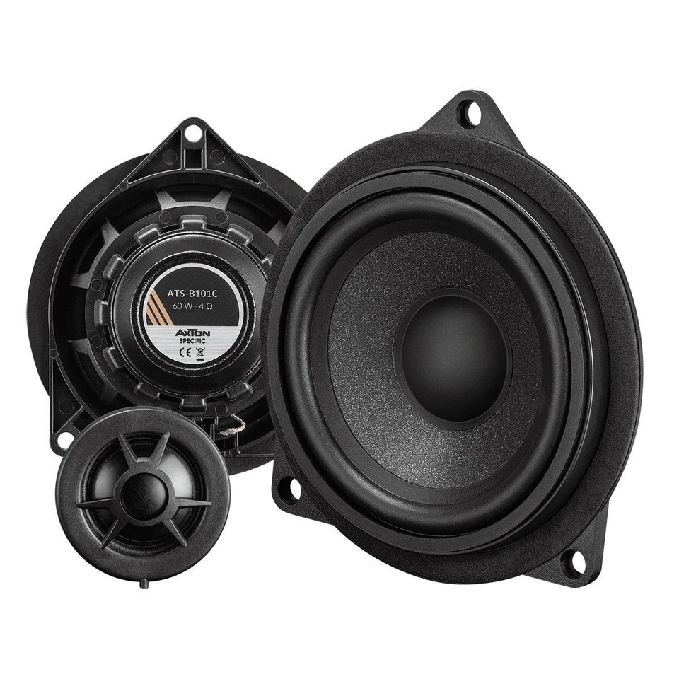 AXTON ATSB101C 2-Wege 10 cm (4") Kompo Lautsprecher System kompatibel mit BMW