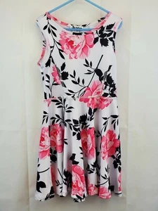 JXSTAR LITTLE GIRLS SIZE 6-7y BEAUTIFUL FLORAL DRESS, POLYESTER JM New With Tags - Picture 1 of 6
