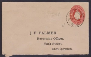 (F176-8) 1928 v2d red KGV PSE to East Ipswich (H) - Picture 1 of 1