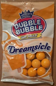 America's Original Dubble Bubble Dreamsicle Gum Balls 8 bags - Picture 1 of 2